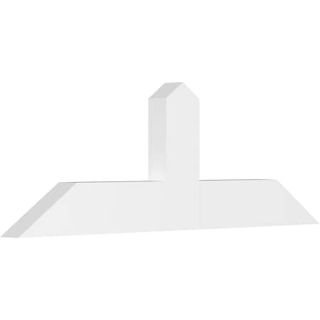 Ekena Millwork Portland Architectural Grade PVC Gable Bracket, 36"W x 12"H x 2"D x 4"F, 8/12 Pitch GBP036X12X0204POR00